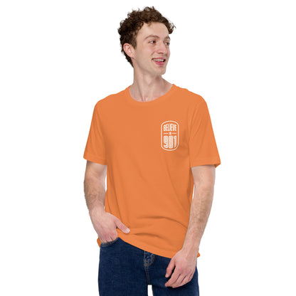 Believe in 901 T shirt (Orange and White logo)